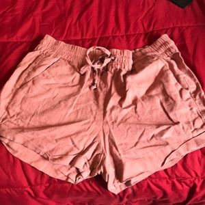 Pink love tree shorts